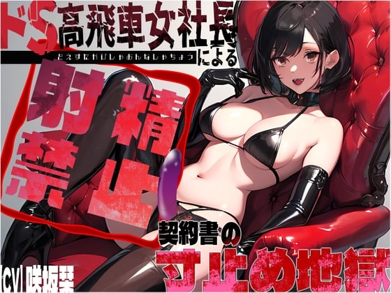 Cover of ドS高飛車女社長による射精禁止契約書の寸止め地獄