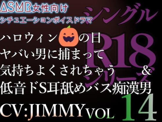 Cover of VOL14 シングルR18シリーズ【CVJIMMY】 合計28分超え 超低音で危険なドS男からの痴漢&強制的性行為