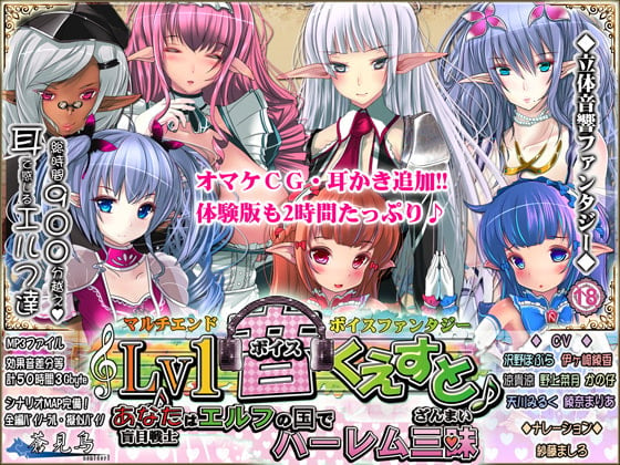 Cover of Lv1ボイスクエスト～盲目戦士はエルフの国でハーレム三昧～