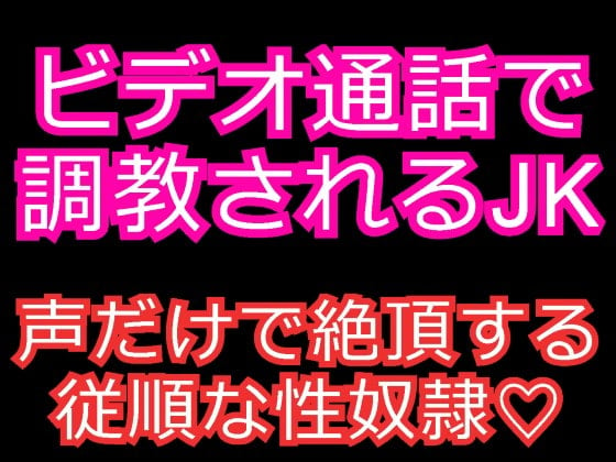 Cover of 女子高生を淫乱な性奴隷に～ビデオ通話でオナニー調教～